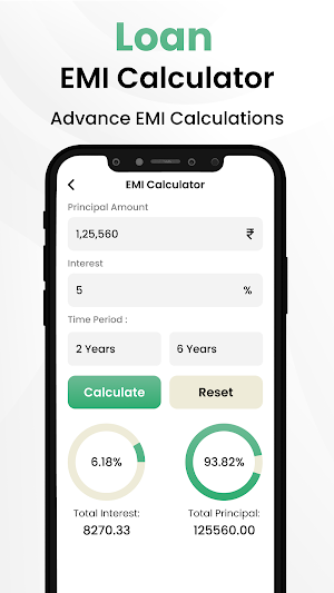 EMI Calculator - Loan Planner Screenshot 1