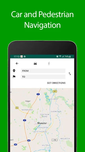Muenster Offline Map and Travel Guide Screenshot 1