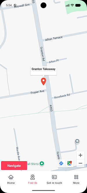 Granton Takeaway Screenshot 1