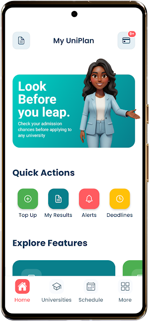 My UniPlan GH: WASSCE Tools Screenshot 0
