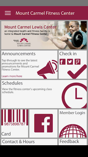 Mount Carmel Fitness Center Screenshot 1