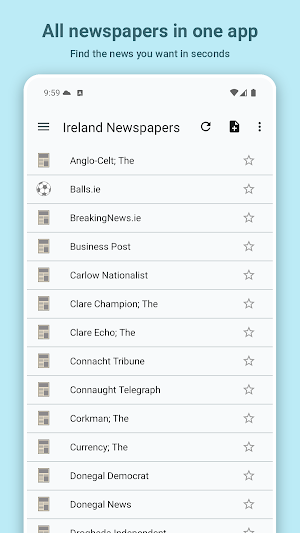 Ireland Newspapers: Irish News Screenshot 0