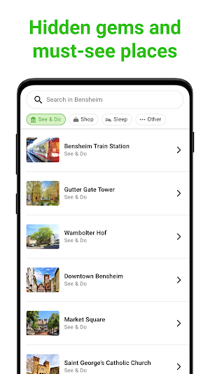 Bensheim Tour Guide:SmartGuide Screenshot 2