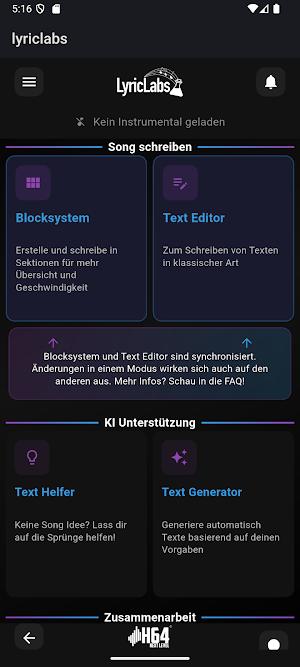 LyricLabs Screenshot 1