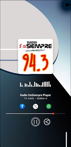 Radio fmSiempre Player Screenshot 0