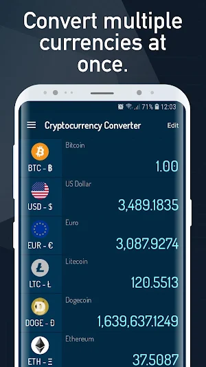 Cryptocurrency Converter - Exchange Rates Screenshot 2