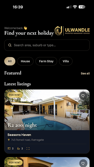 Ulwandle Property Management Screenshot 0