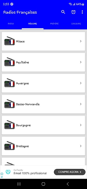 Radios De France Screenshot 2