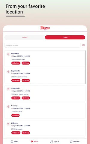 US Pizza co Screenshot 1