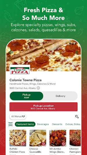 Colonie Towne Pizza Screenshot 1
