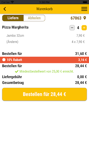 MR. Pizza Frankenthal Screenshot 1