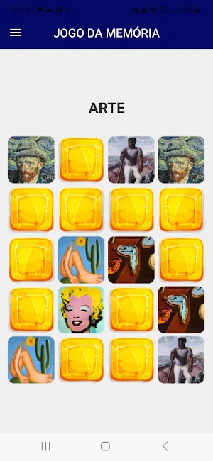 Jogo da Memória Screenshot 1