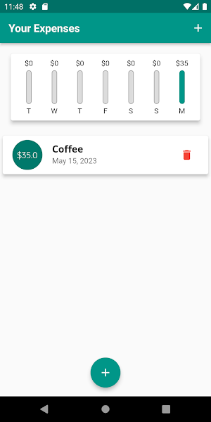 DG - Expense Tracker Screenshot 1