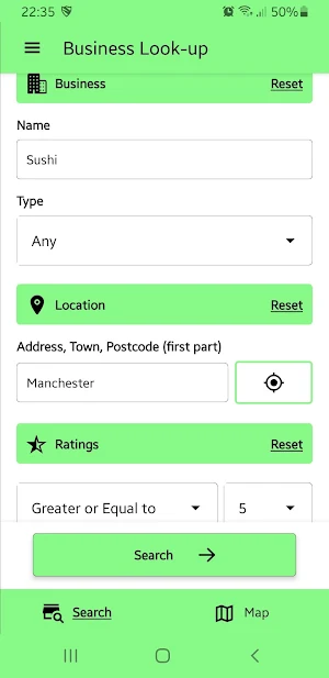 Food Hygiene Rating UK Screenshot 0