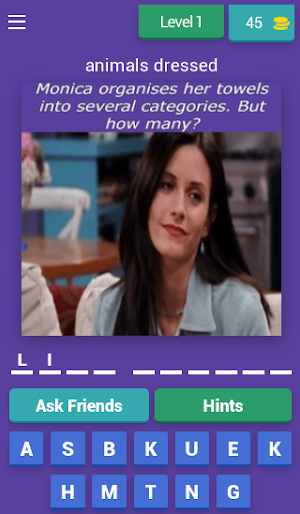 Friends Quiz Screenshot 0