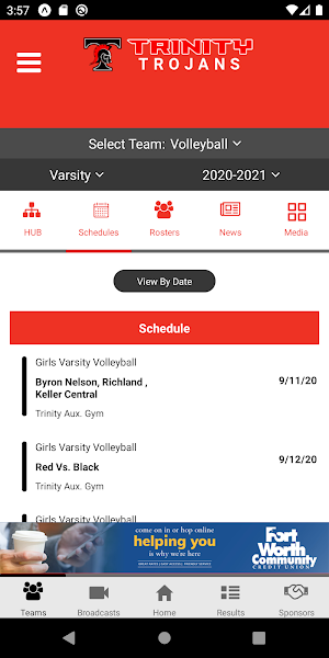 Trinity Trojans Athletics Screenshot 3