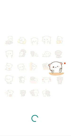 Animated Mochi Peach Stickers Screenshot 0