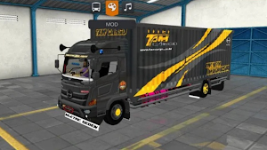 Bussid Mod Dump Truck Hino Screenshot 1