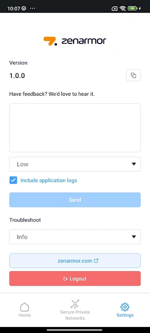Zenarmor Private Access Screenshot 3