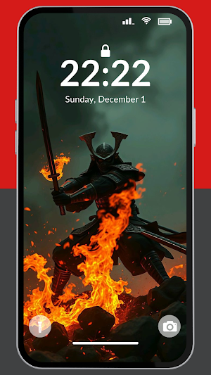 Futuristic Samurai Wallpaper Screenshot 0