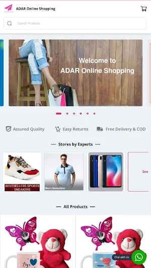 ADAR Online shopping app Screenshot 1
