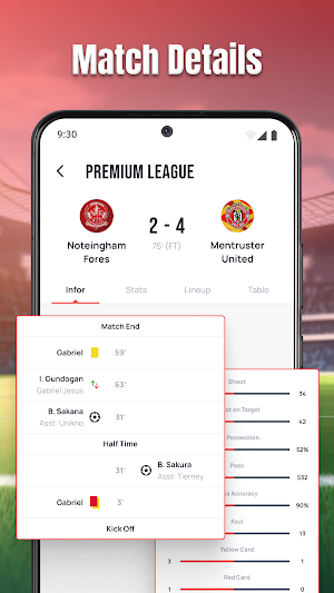 All Football Live Score Screenshot 2
