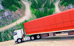 Hill cargo truck driving games Screenshot 0