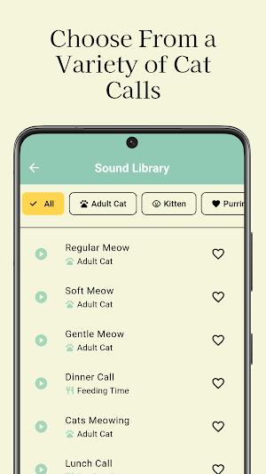 KittyCall - Cat Sound & Caller Screenshot 1