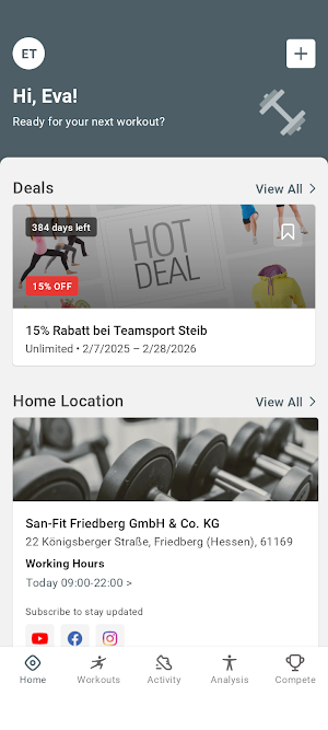 San-Fit+ Screenshot 1