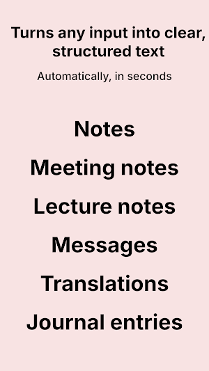 Retexta: Voice to Text AI Screenshot 0