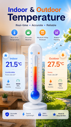 Room Temperature & Thermometer Screenshot 0