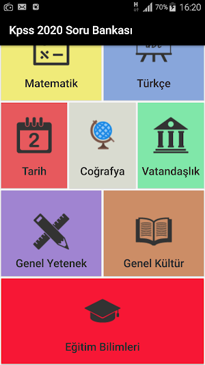 Kpss 2020 Soru Bankası - internetsiz 8000 Soru Screenshot 0