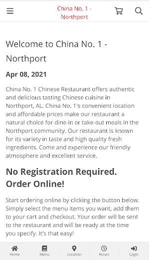 China No. 1 - Northport Order Screenshot 0
