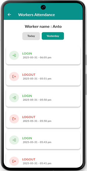 Biometric Attendance Screenshot 3