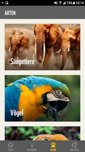 WWF Souvenirratgeber Screenshot 1