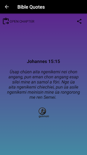 Paipel Chuukese Bible Gotmoti Screenshot 3