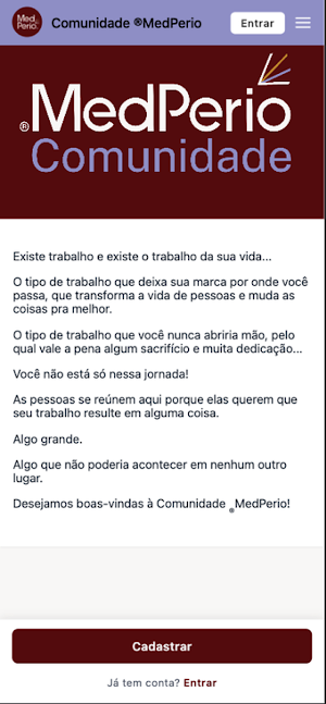 Comunidade ®MedPerio Screenshot 0