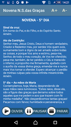Nossa Senhora das Graças Screenshot 3