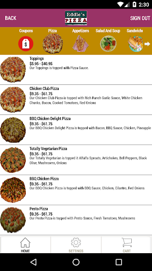 Eddie's Pizza Screenshot 2