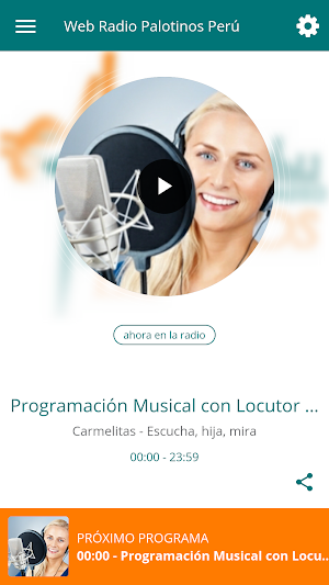 Web Radio Palotinos Perú Screenshot 0