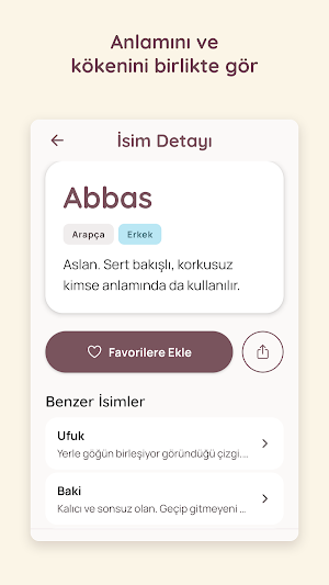 Bebeğime İsim Screenshot 1