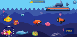 Submarine Fighting Game 2D Screenshot 2