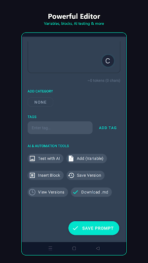 CopyLayer - AI Prompt Manager Screenshot 2