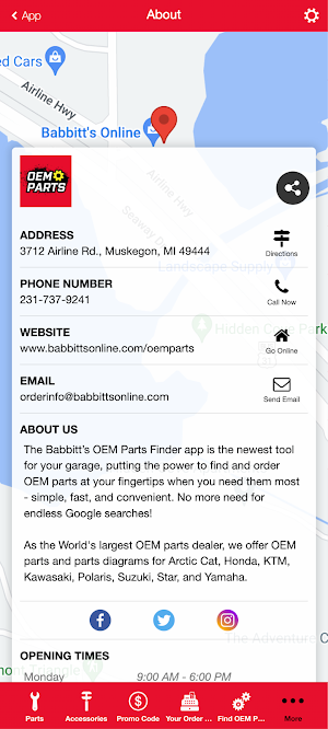 Babbitts OEM Parts Finder Screenshot 3
