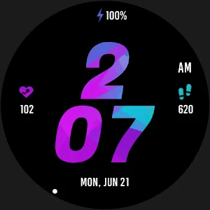Digital Style Watch Face Screenshot 3