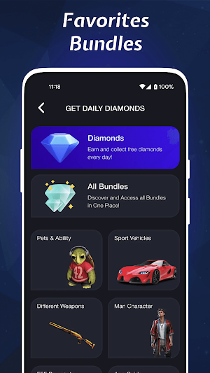 Get FFFF Daily Diamonds Tips Screenshot 1