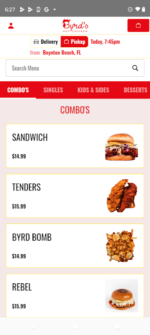 Byrd's Hot Chicken Screenshot 2