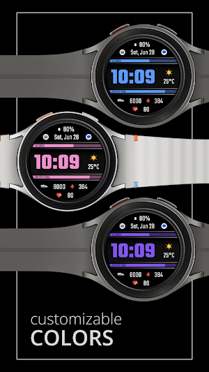 DADAM108 Digital Watch Face Screenshot 2