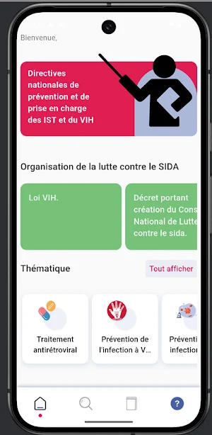 Directives Nationales VIH/IST Screenshot 0