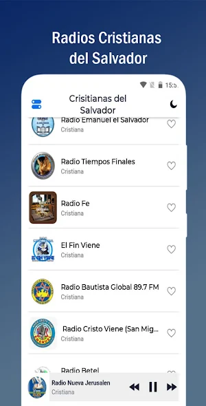 Radios Cristianas del Salvador Screenshot 1